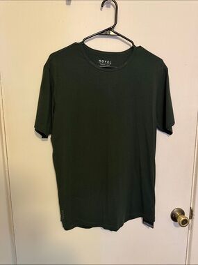 Novel Everyday Crew Neck Tee in Dark Green - Women's Short Sleeve